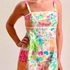 Lilly Pulitzer Kentucky Derby Carson's Grandstand Patch Dress size 2
